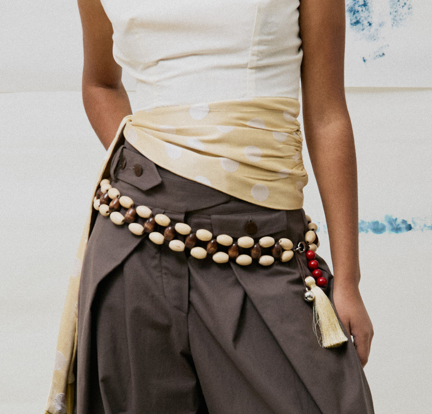 Accessory - Handcrafted Wooden Bead Belt